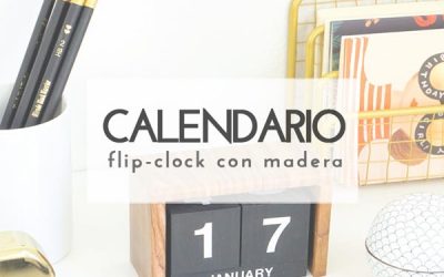 Cómo hacer un calendario DIY de madera