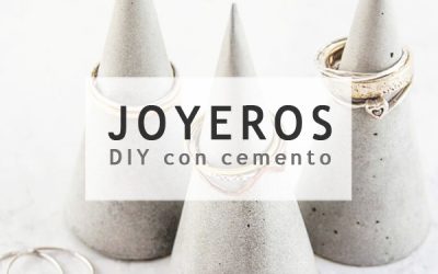 DIY Joyeros con cemento