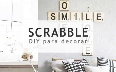 Decorar con letras scrabble DIY