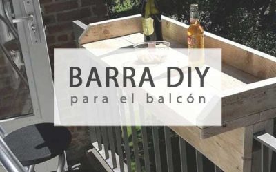 Barra DIY para el balcón