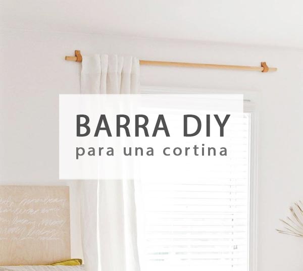 Barra de cortina DIY