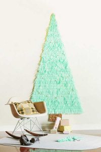 Árbol de Navidad con papel