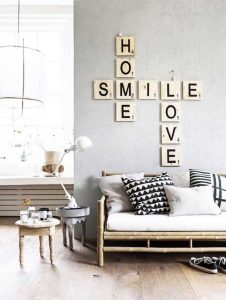 Scrabble para decorar tus paredes