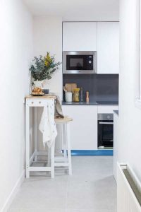 Aprovechas espacio en cocinas pequeñas
