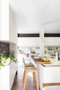 Muebles altos para cocinas pequeñas